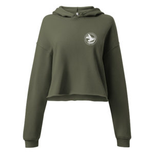 Shorebird Festival 2026 Yumi Kawaguchi Alaska Design Crop Hoodie